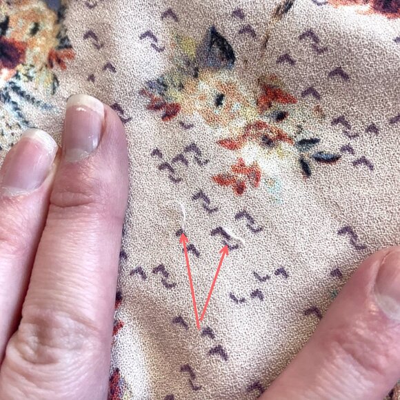 MAURICES 1 Plus Size Pink Floral Smock Waist Blouse Boho Long Sleeve Peasant Top - Picture 15 of 16